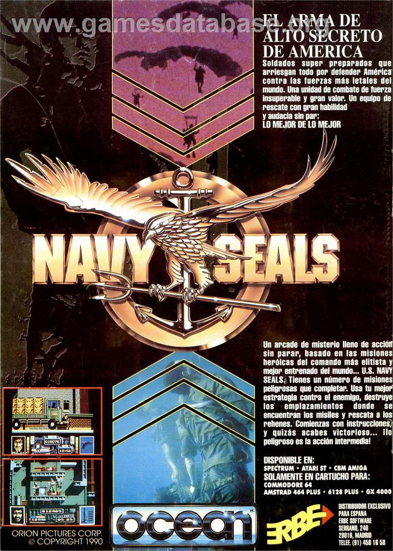 Navy Seals - Sinclair ZX Spectrum - Artwork - Advert