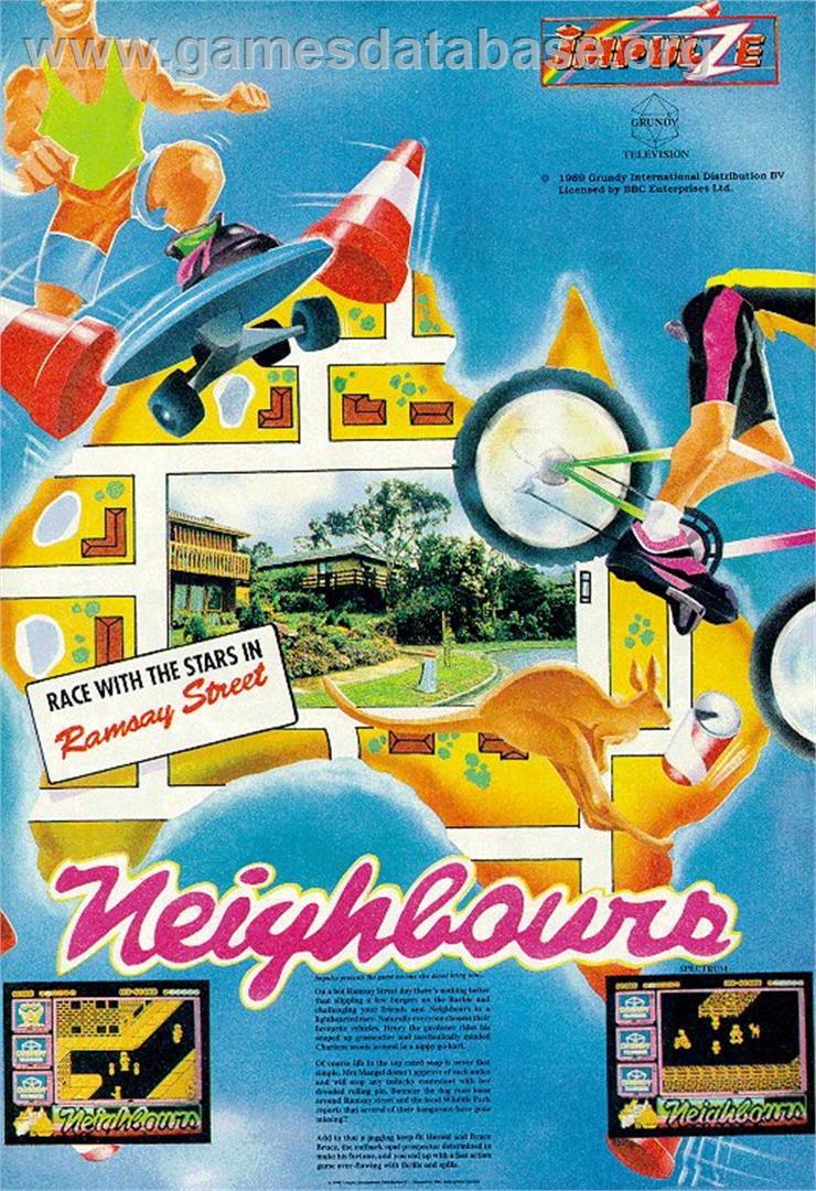 Neighbours - Sinclair ZX Spectrum - Artwork - Advert