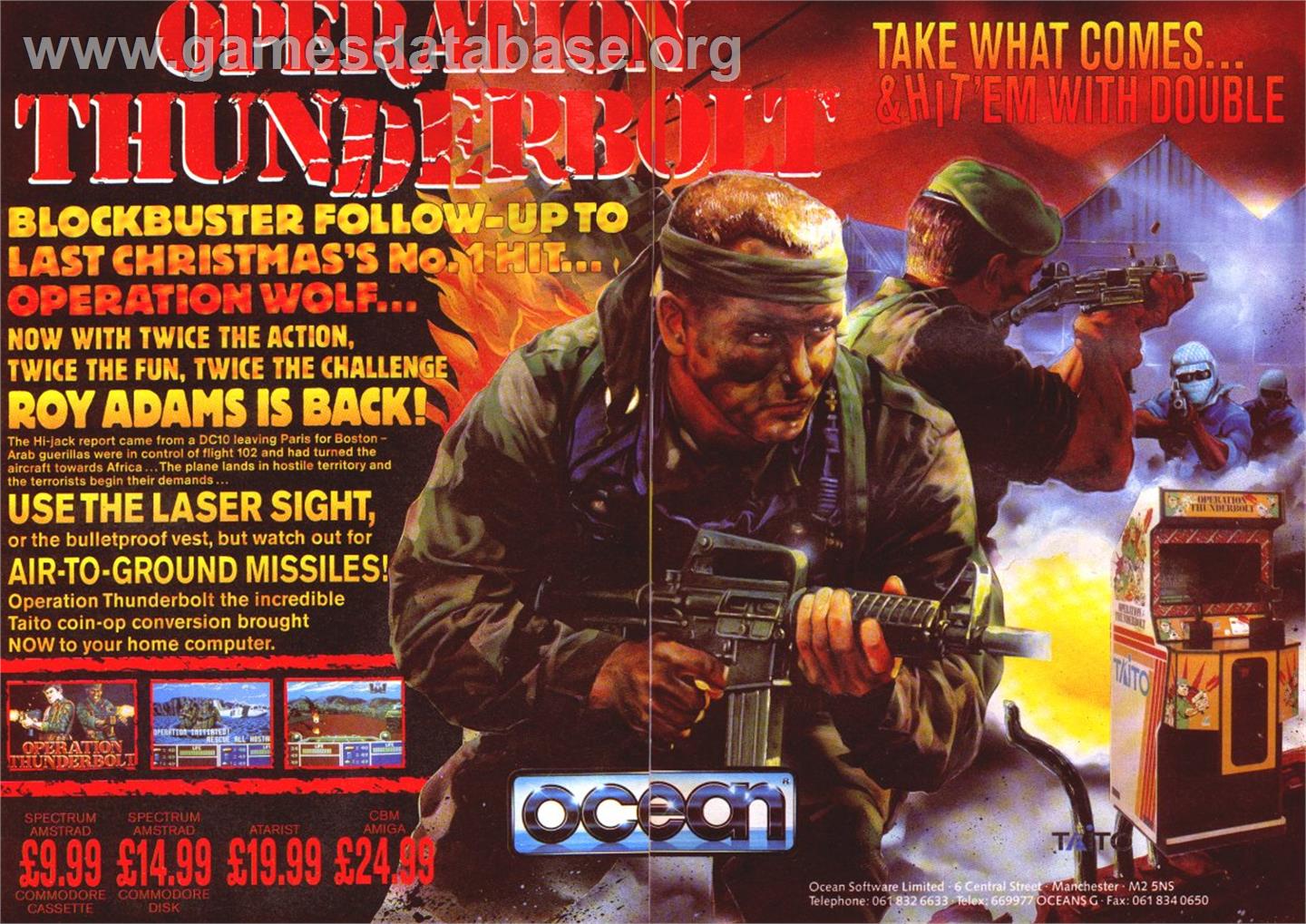 Operation Thunderbolt - Sinclair ZX Spectrum - Artwork - Advert