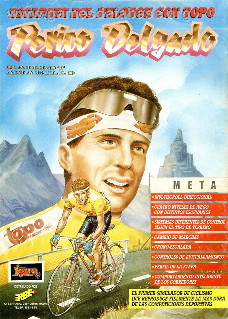 Perico Delgado Maillot Amarillo - Sinclair ZX Spectrum - Artwork - Advert