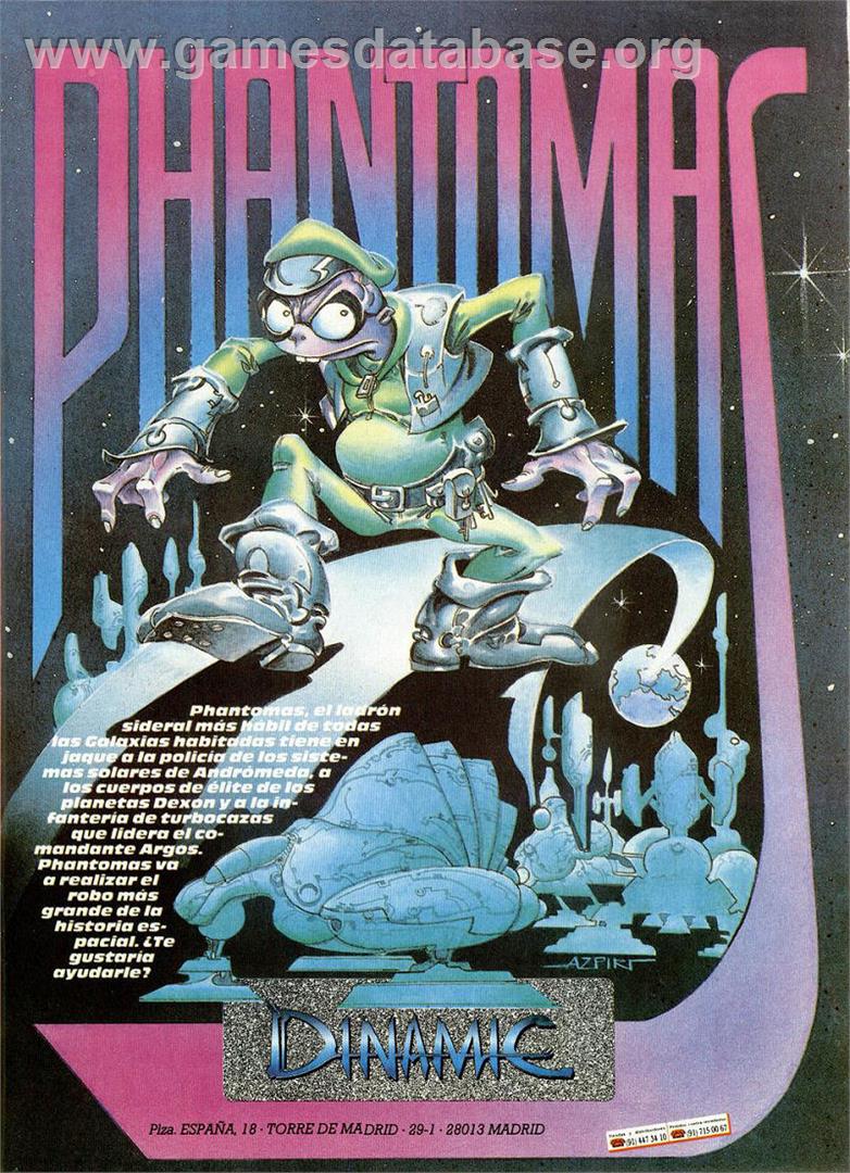 Phantomas - Sinclair ZX Spectrum - Artwork - Advert