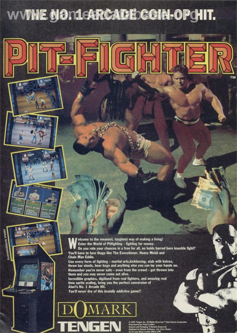 Pit-Fighter - Sinclair ZX Spectrum - Artwork - Advert
