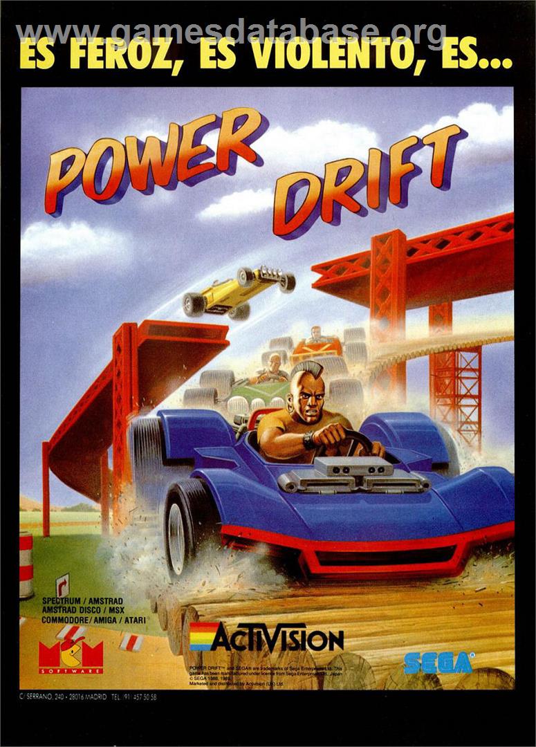 Power Drift - Sinclair ZX Spectrum - Artwork - Advert