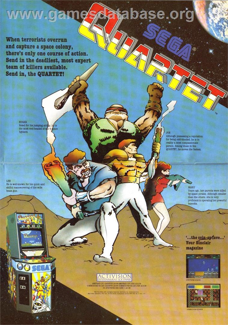 Quartet - Sinclair ZX Spectrum - Artwork - Advert