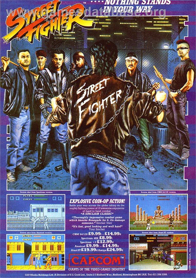Street Fighter - Sinclair ZX Spectrum - Artwork - Advert