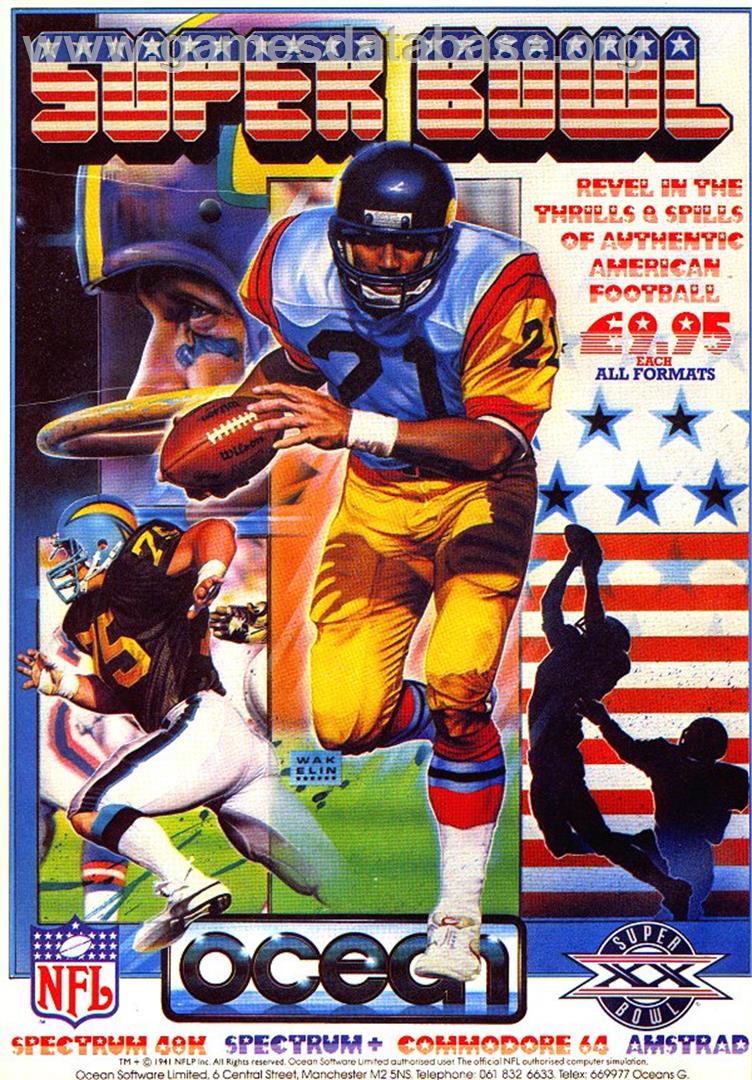 Super Bowl - Sinclair ZX Spectrum - Artwork - Advert