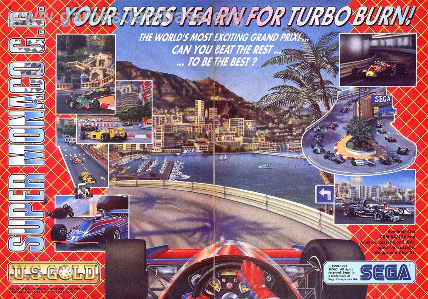 Super Monaco GP - Sinclair ZX Spectrum - Artwork - Advert