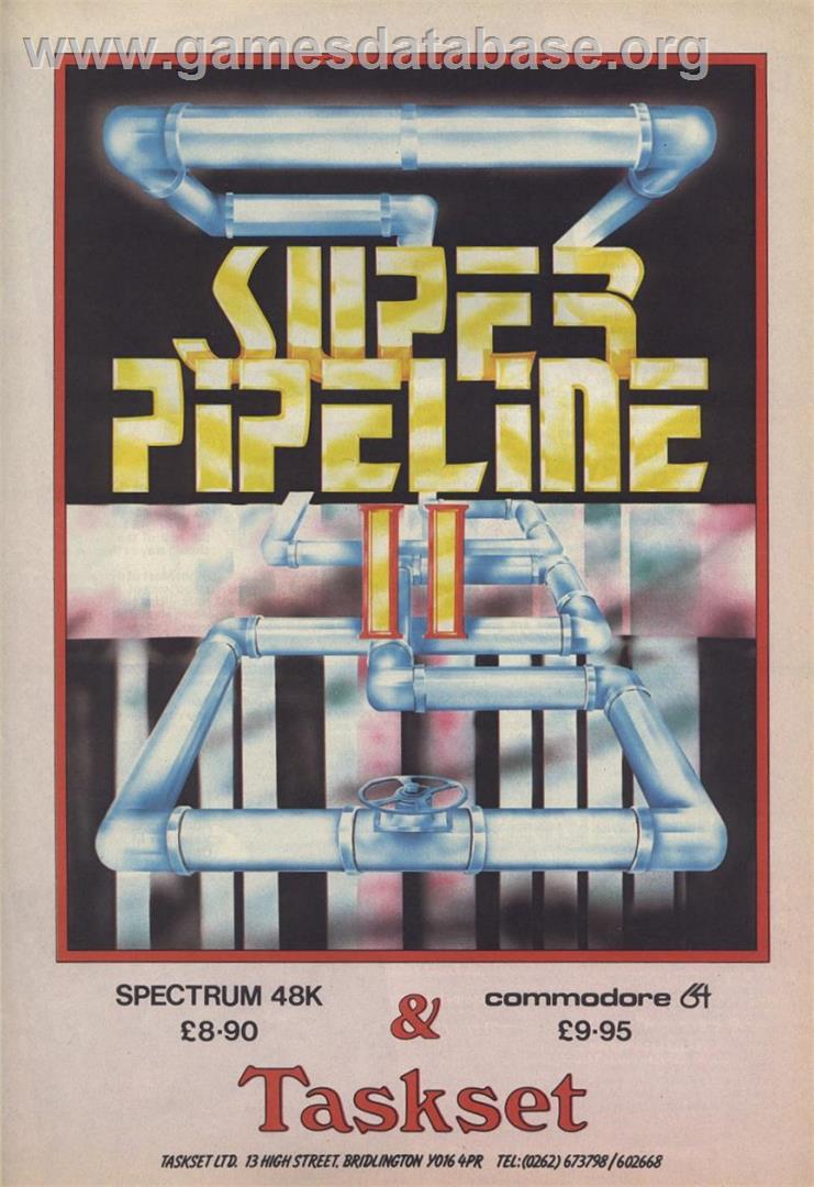 Super Pipeline II - Sinclair ZX Spectrum - Artwork - Advert