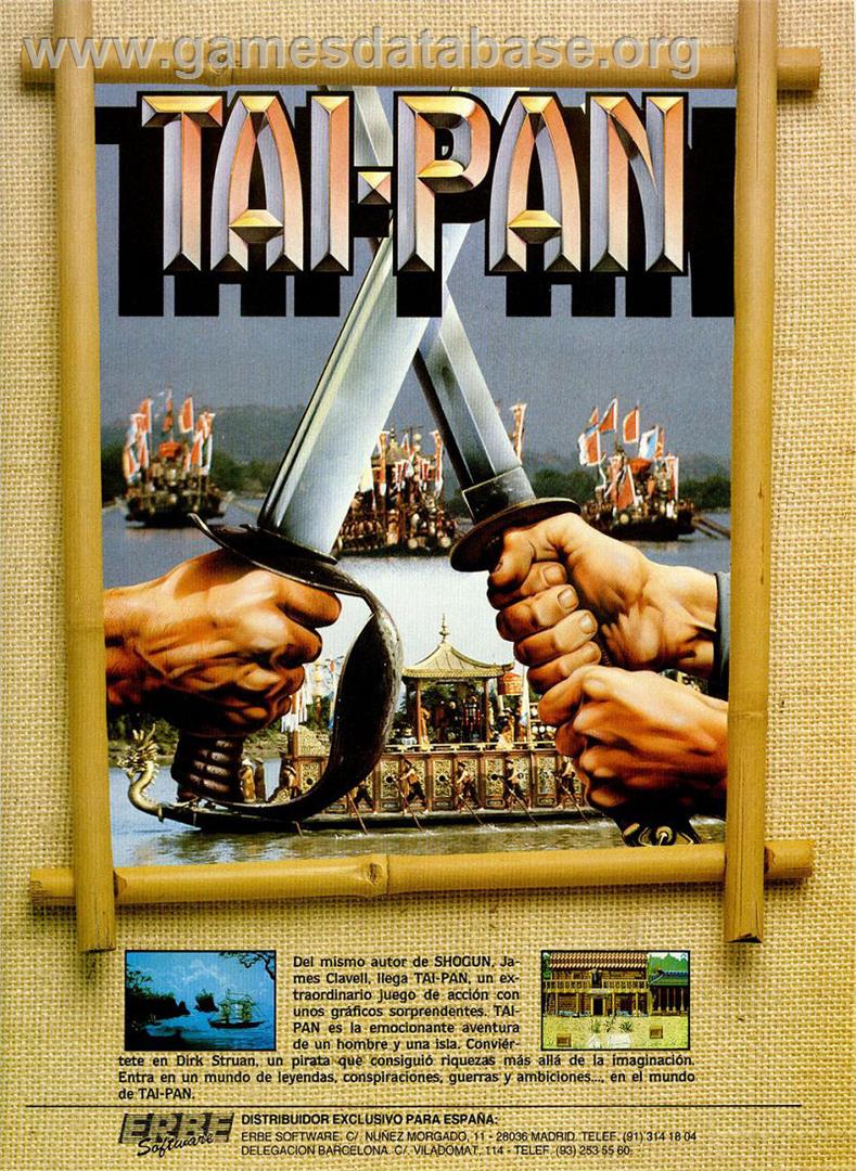 Tai-Pan - Sinclair ZX Spectrum - Artwork - Advert