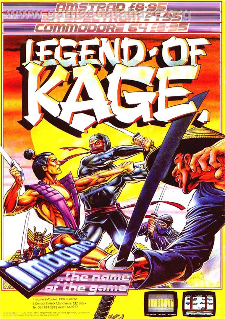 The Legend of Kage - Sinclair ZX Spectrum - Artwork - Advert