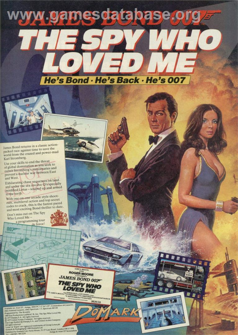 The Spy Who Loved Me - Sinclair ZX Spectrum - Artwork - Advert