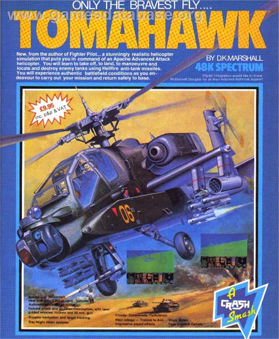 Tomahawk - Sinclair ZX Spectrum - Artwork - Advert