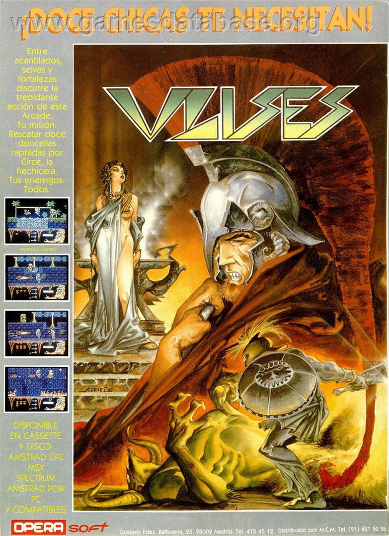 Ulises - MSX 2 - Artwork - Advert