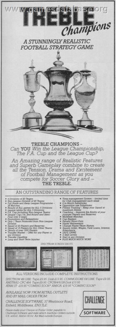 We Are the Champions - Commodore 64 - Artwork - Advert