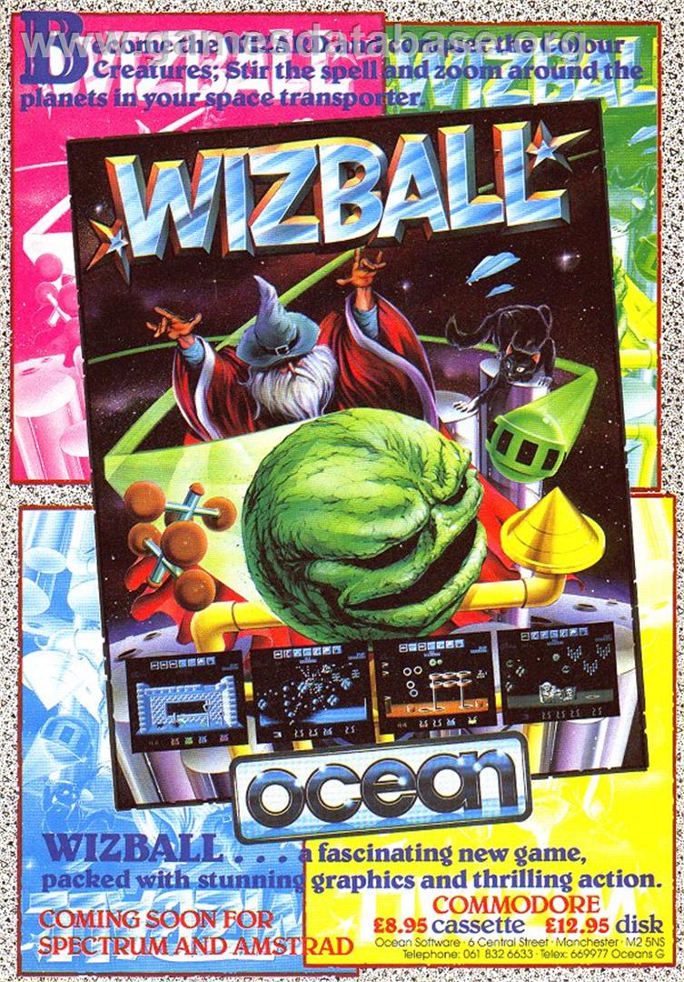 Wizball - Sinclair ZX Spectrum - Artwork - Advert