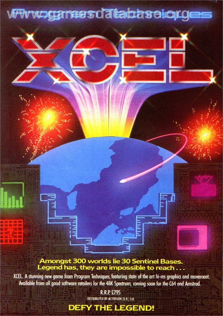 Xcel - Sinclair ZX Spectrum - Artwork - Advert