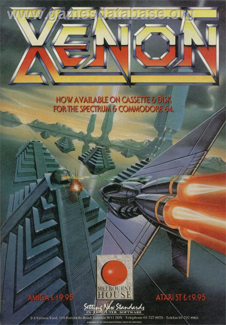Xenon - Sinclair ZX Spectrum - Artwork - Advert