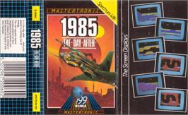 Box cover for 1985: The Day After on the Sinclair ZX Spectrum.