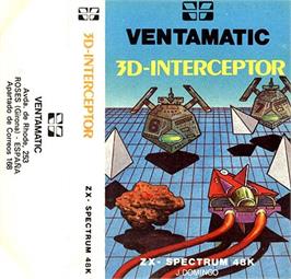 Box cover for 3D Interceptor on the Sinclair ZX Spectrum.
