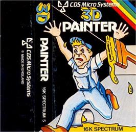 Box cover for 3D Painter on the Sinclair ZX Spectrum.