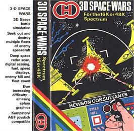 Box cover for 3D Space Wars on the Sinclair ZX Spectrum.