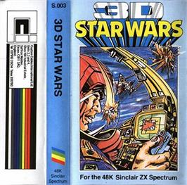 Box cover for 3D Star Wars on the Sinclair ZX Spectrum.