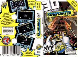 Box cover for 3D Starfighter on the Sinclair ZX Spectrum.
