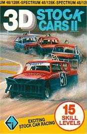 Box cover for 3D Stock Cars II on the Sinclair ZX Spectrum.