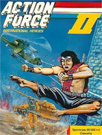 Box cover for Action Force 2 on the Sinclair ZX Spectrum.