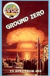 Box cover for Adventure G: Ground Zero on the Sinclair ZX Spectrum.