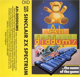 Box cover for Ah Diddums on the Sinclair ZX Spectrum.