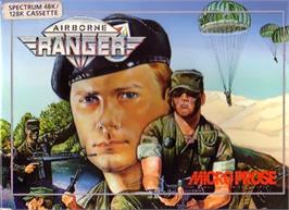 Box cover for Airborne Ranger on the Sinclair ZX Spectrum.
