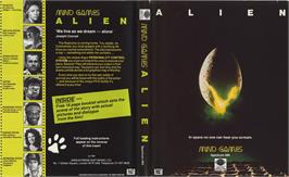 Box cover for Alien on the Sinclair ZX Spectrum.