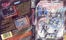 Box cover for Alien Syndrome on the Sinclair ZX Spectrum.