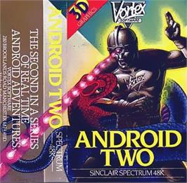 Box cover for Android Two on the Sinclair ZX Spectrum.