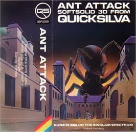 Box cover for Ant Attack on the Sinclair ZX Spectrum.