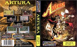 Box cover for Artura on the Sinclair ZX Spectrum.