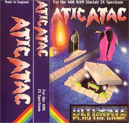Box cover for Atic Atac on the Sinclair ZX Spectrum.