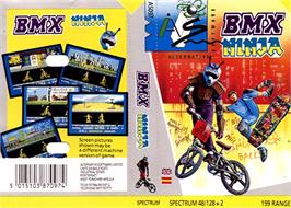 Box cover for BMX Ninja on the Sinclair ZX Spectrum.