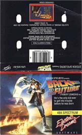 Box cover for Back to the Future on the Sinclair ZX Spectrum.