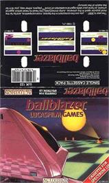 Box cover for Ballblazer on the Sinclair ZX Spectrum.