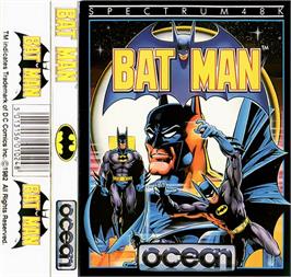 Box cover for Batman: The Movie on the Sinclair ZX Spectrum.