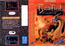 Box cover for Bestial Warrior on the Sinclair ZX Spectrum.