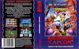 Box cover for Bionic Commando on the Sinclair ZX Spectrum.