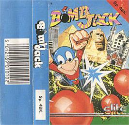 Box cover for Bomb Jack on the Sinclair ZX Spectrum.