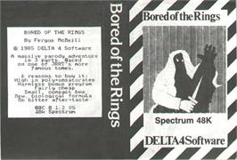 Box cover for Bored of the Rings on the Sinclair ZX Spectrum.