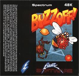 Box cover for Buzz Off! on the Sinclair ZX Spectrum.