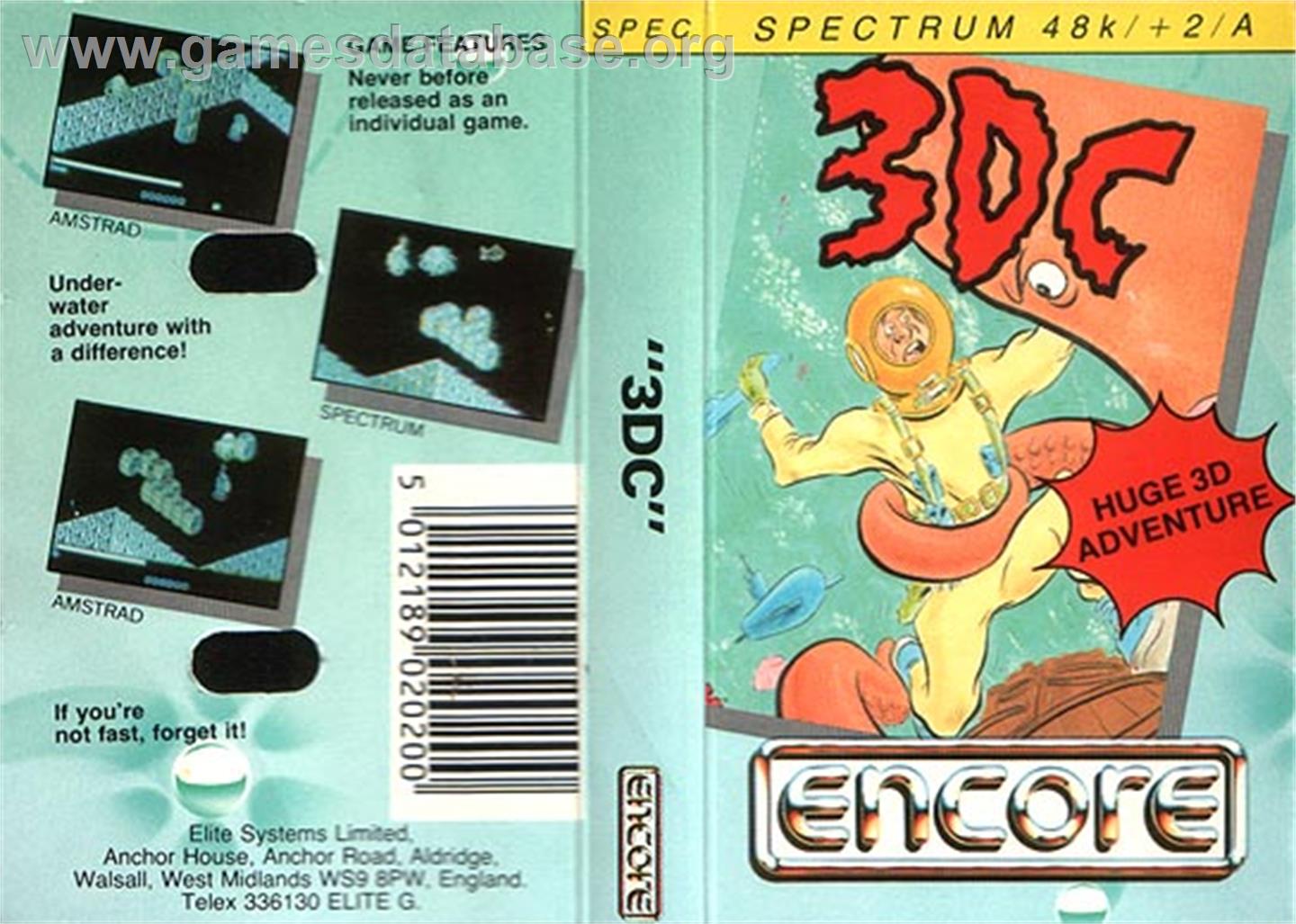 3DC - Sinclair ZX Spectrum - Artwork - Box