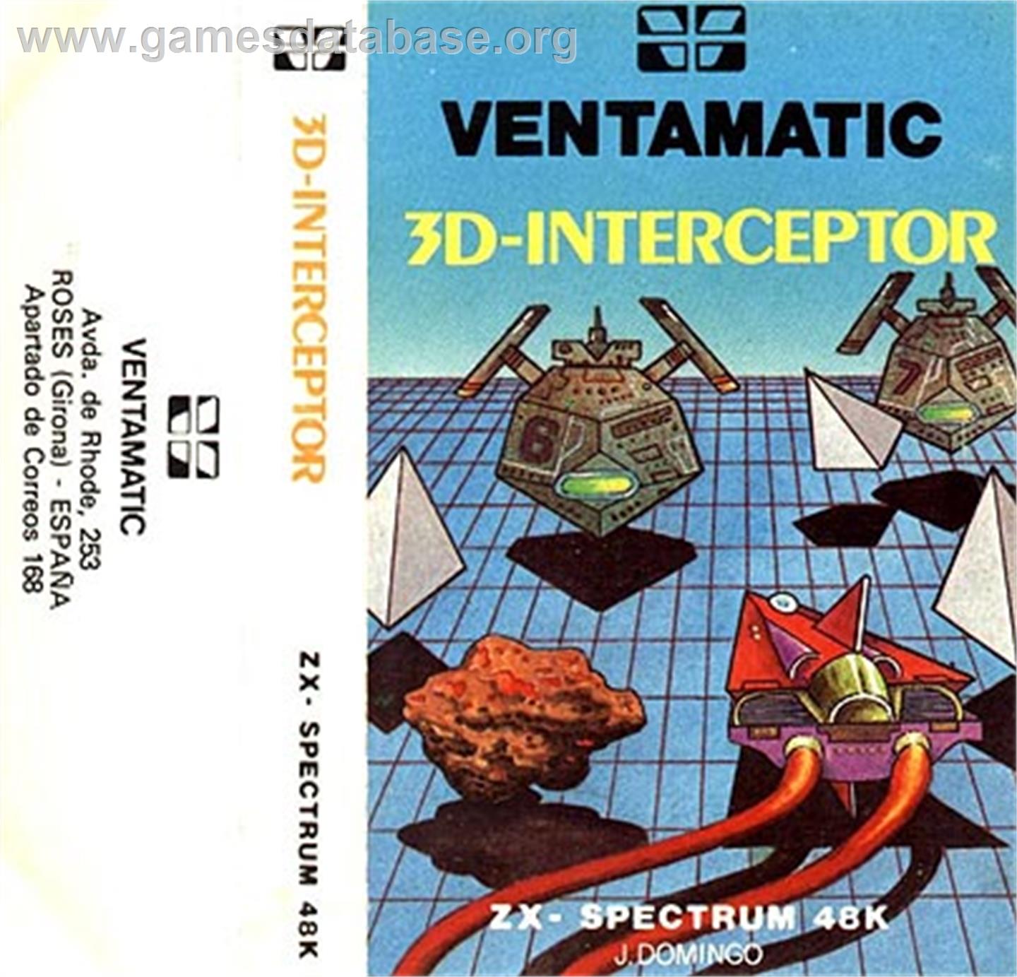 3D Interceptor - Sinclair ZX Spectrum - Artwork - Box