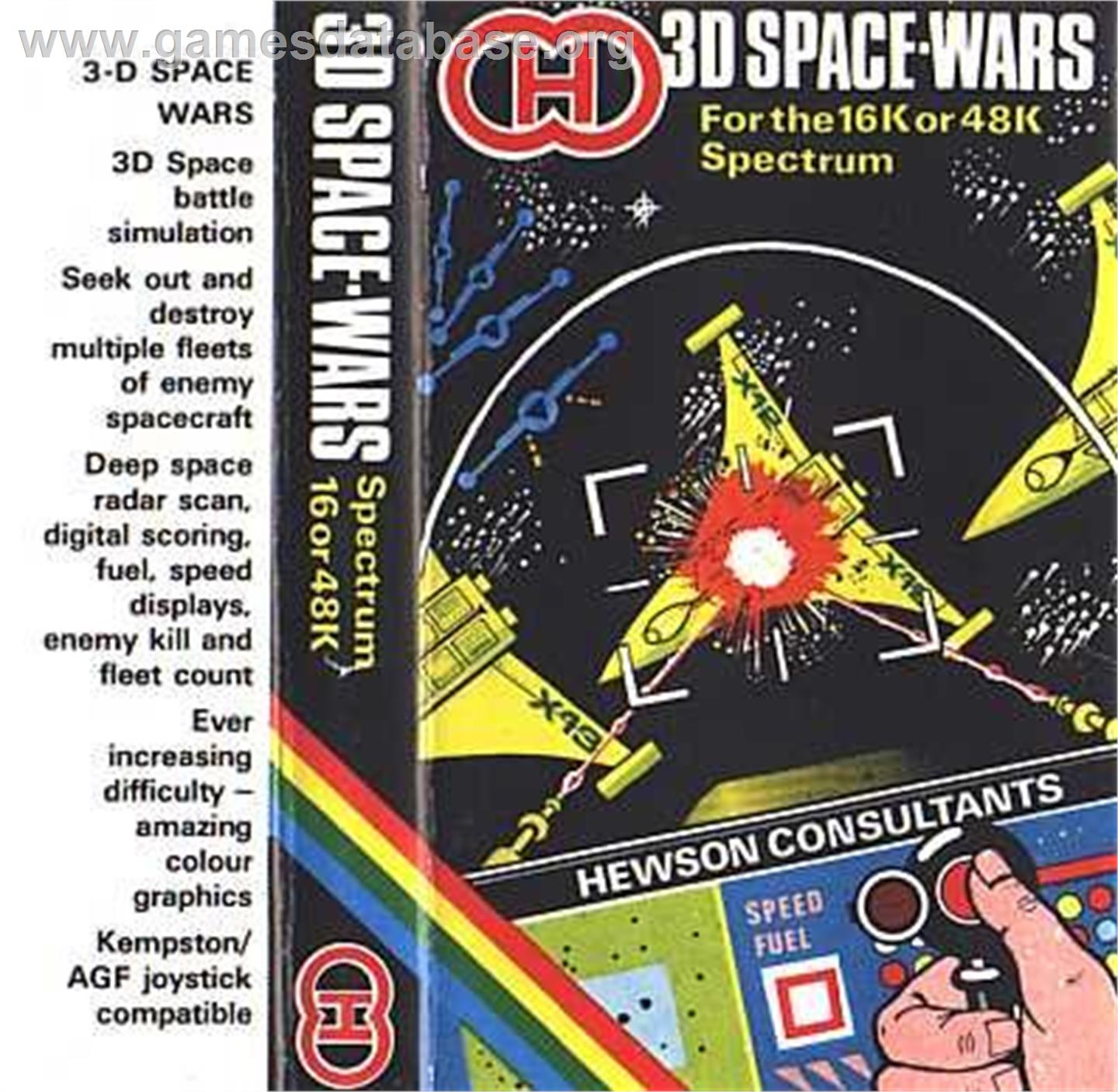 3D Space Wars - Sinclair ZX Spectrum - Artwork - Box